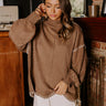 Cuddle Season Knit Sweater in Mocha Image - 1