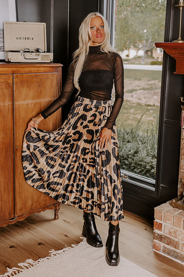 Lost In Love High Waist Pleated Skirt Image - 1