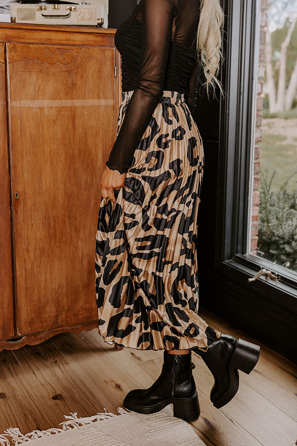 Lost In Love High Waist Pleated Skirt Image - 3