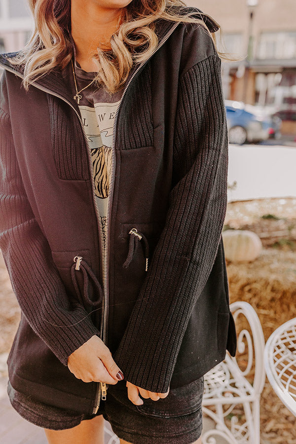 Fall Stroll Drawstring Jacket Image - 2