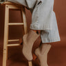 The Autumn Faux Nubuck Bootie in Iced Latte Image - 1
