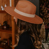 Fall Vibes Felt Fedora in Tan Image - 1