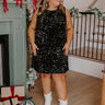 Glam Lifestyle Sequin Mini Dress Curves Image - 1