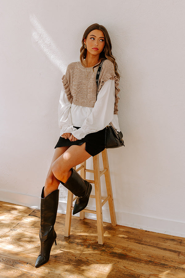 Cottage Charm Knit Top Image - 1