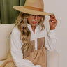 Fall Vibes Felt Fedora in Khaki Image - 1