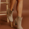 The Adalynn Faux Suede Bootie Image - 1
