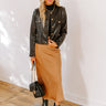 NYC Chic Faux Leather Jacket Image - 1