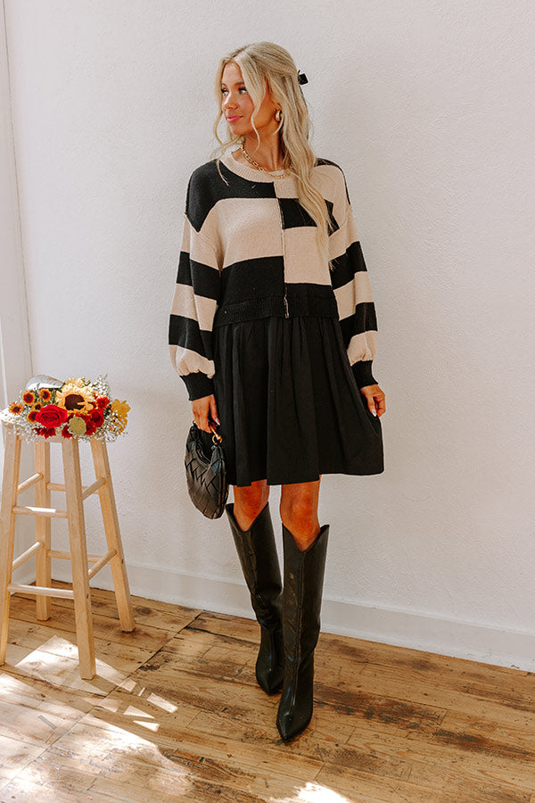 Vibe Check Knit Mini Dress Image - 1