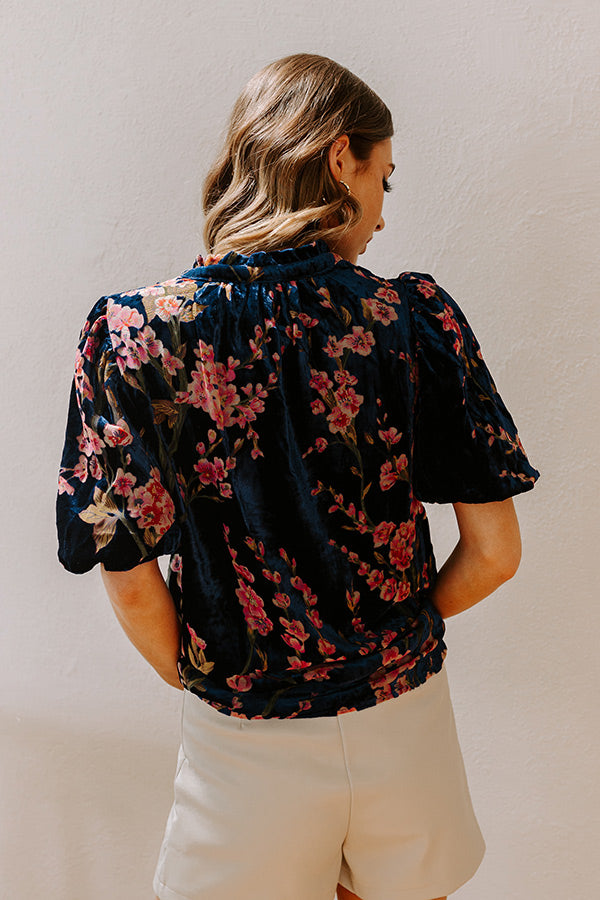 Dreamy Evenings Velvet Burnout Top Image - 3