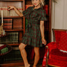 Apple Orchard Dreaming Plaid Mini Dress Image - 1