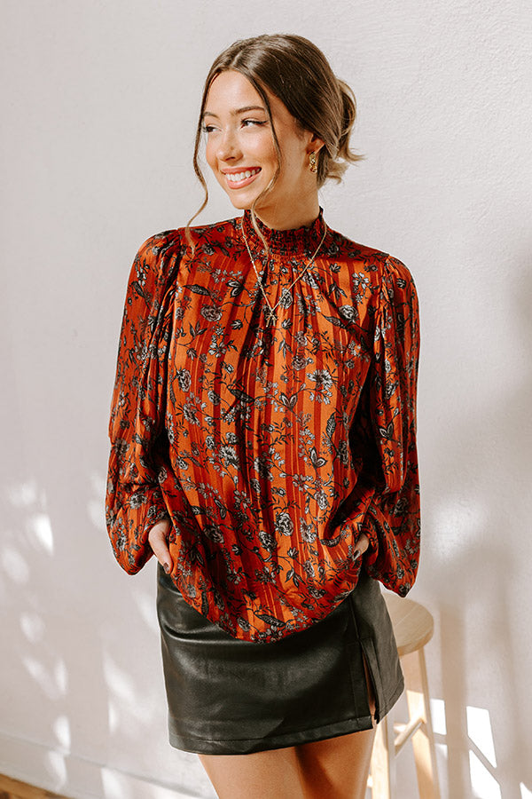 Fan Of Floral Shift Top Image - 4