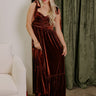 Cranberry Martini Velvet Midi in Chocolate Image - 1