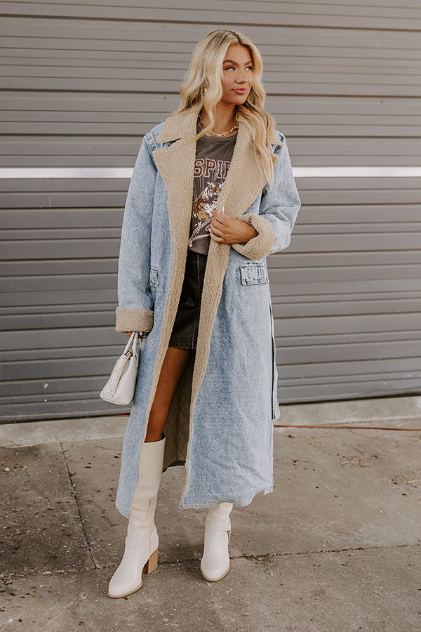 Central Park Chills Denim Coat Image - 1