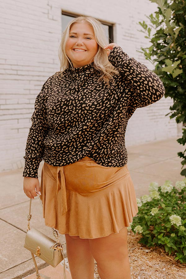 Charming Encounters Knit Sweater Top Curves Image - 1