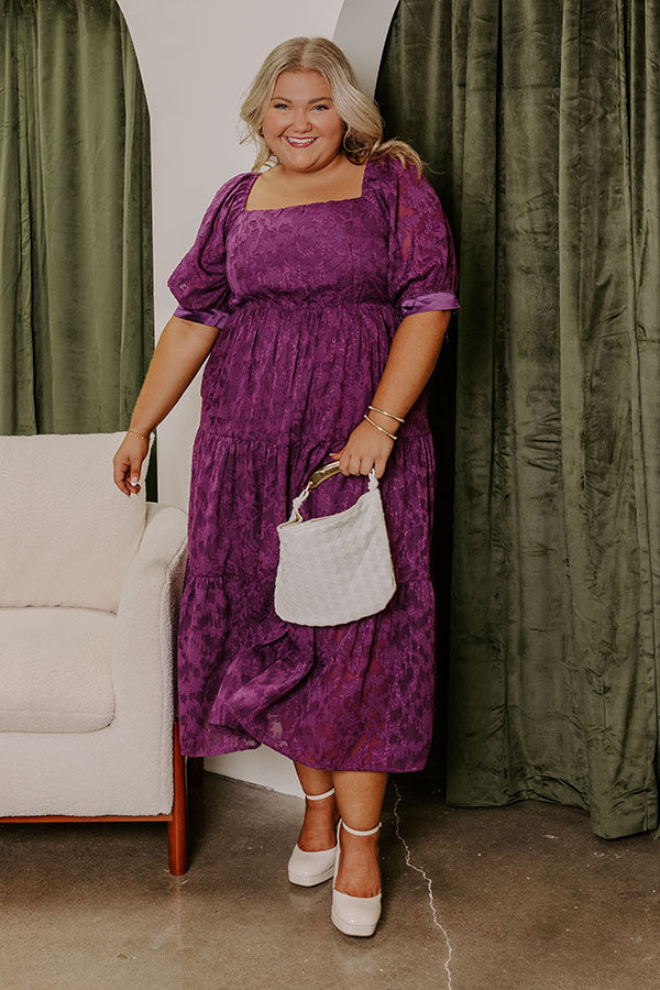 Tuscan Vineyard Jacquard Midi Curves Image - 1