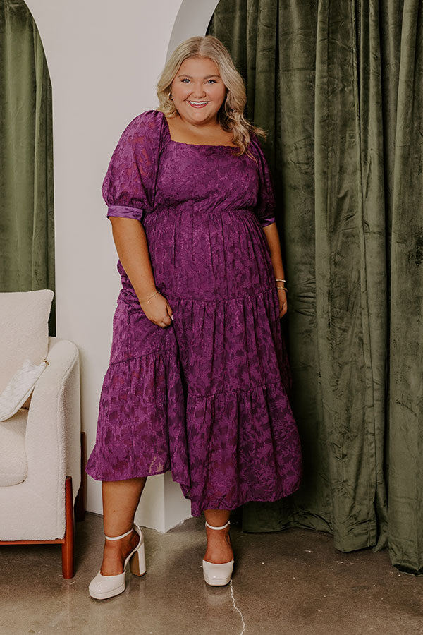 Tuscan Vineyard Jacquard Midi Curves Image - 4