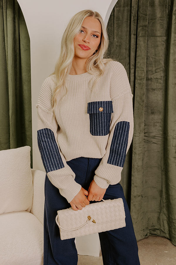 Coffee Aroma Knit Sweater Image - 1