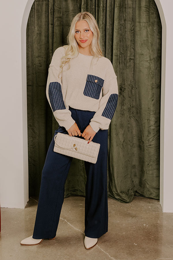 Coffee Aroma Knit Sweater Image - 2