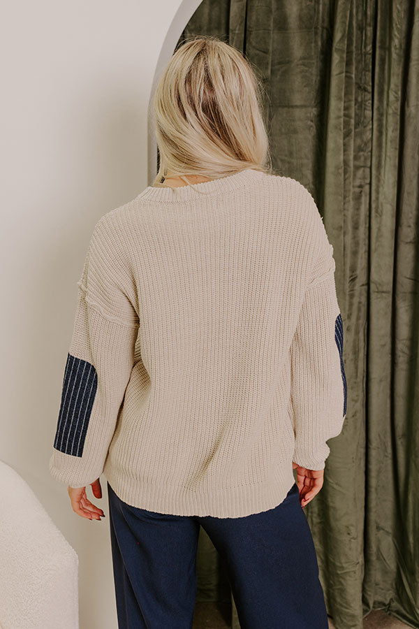 Coffee Aroma Knit Sweater Image - 5