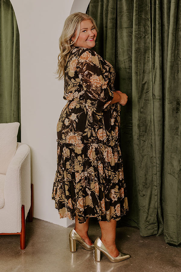 Ethereal Moments Floral Midi Curves Image - 3