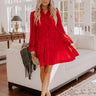 Mistletoe And Magic Velvet Mini Dress Image - 1