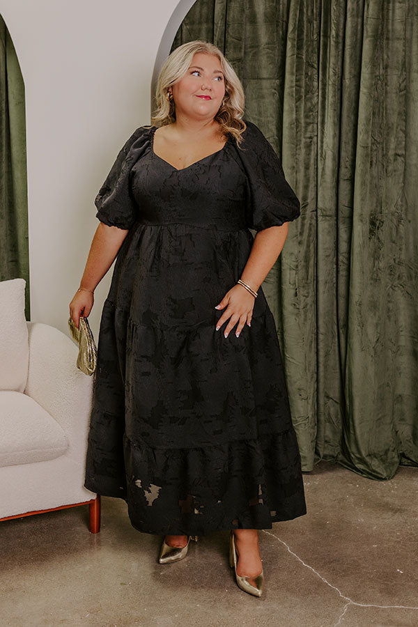 Modern Muse Jacquard Midi Curves Image - 1