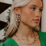 Chic Showstopper Earrings in Sangria Image - 1