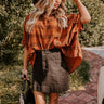 Fall Vibes Corduroy Button Up Image - 1