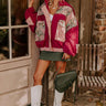 Cozy Couture Quilted Jacket in Sangria Image - 1