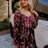 Vino Sippin' Floral Mini Dress Image - 1