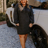 Lively Lattes Ribbed Sweater Dress Curves Image - 1