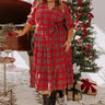 Merry Mood Plaid Midi Curves Image - 1