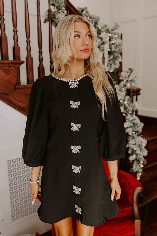 Embellish Mini Dress