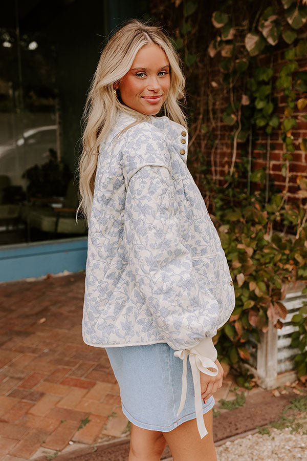 Small Town Mornings Quilted Jacket Image - 4