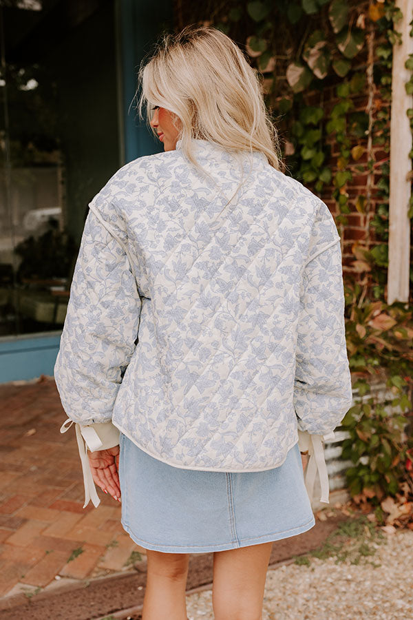 Small Town Mornings Quilted Jacket Image - 5