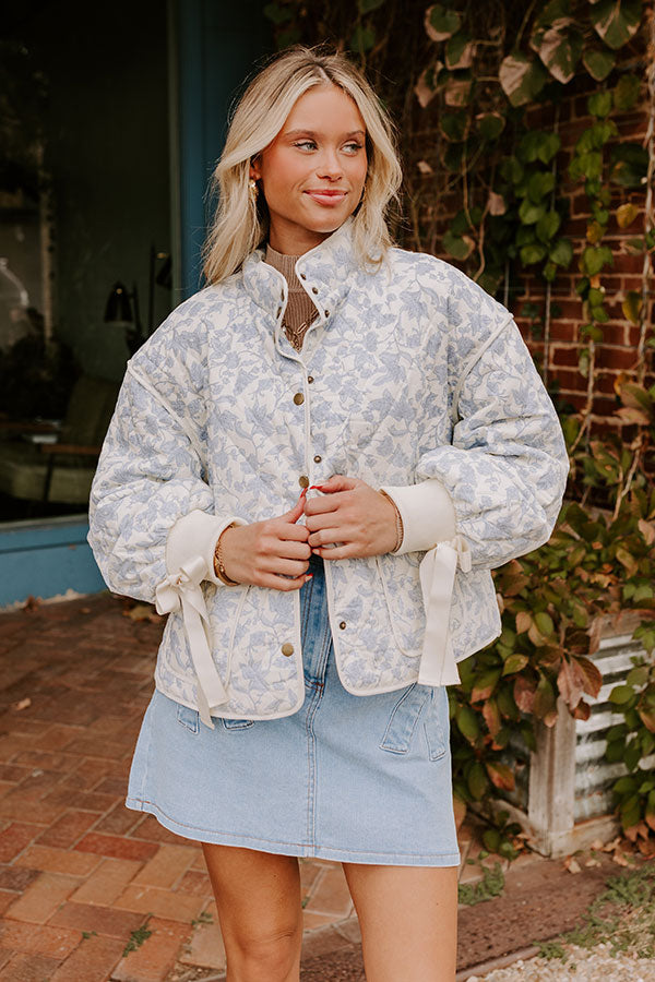 Small Town Mornings Quilted Jacket Image - 3