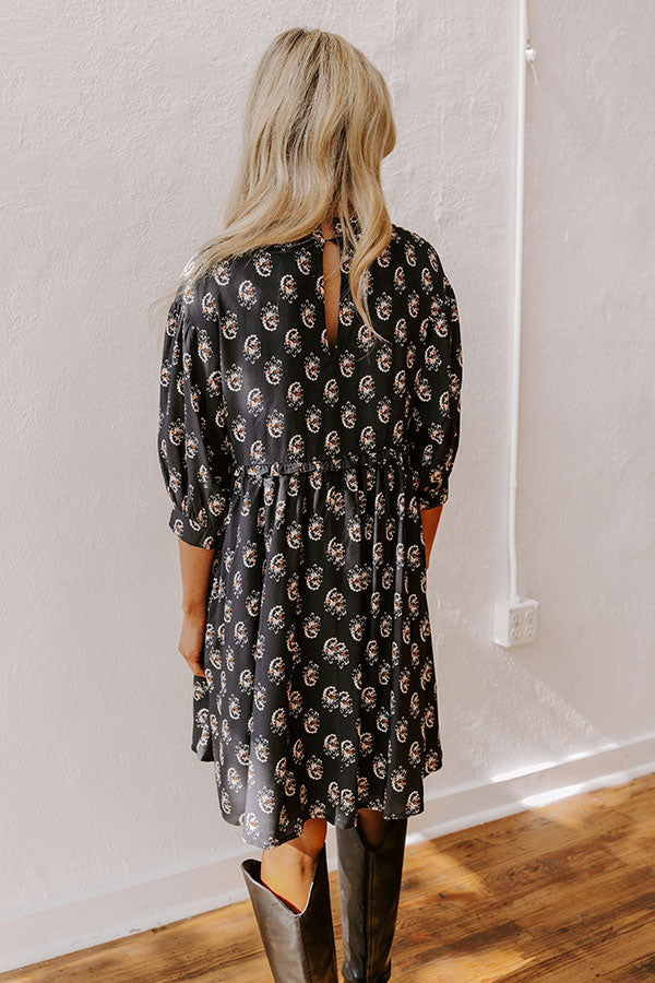 Downtown Happy Hour Floral Mini Dress Image - 4