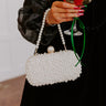 Loving Glance Pearl Embellished Clutch Image - 1