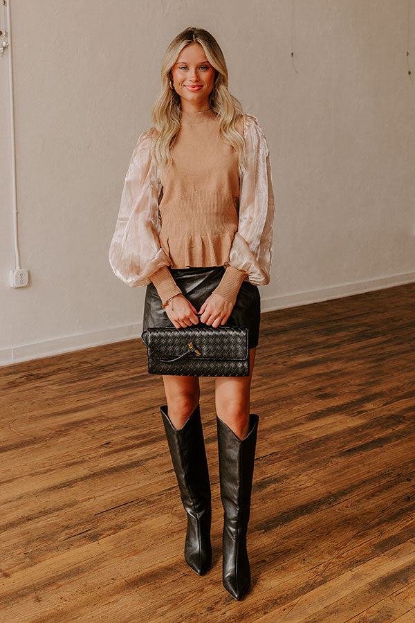 Martini Sippin' Knit Top Image - 2