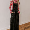 Holiday Cheer Velvet Jumpsuit in Black Image - 1
