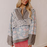 Floral Dreams Color Block Pullover Image - 1