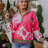 Cider And Sunsets Floral Sweater in Pink Image - 1