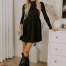 Vineyard Dreaming Knit Mini Dress in Black Image - 1