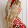 Velvet Dreams Headband in Wine Image - 1