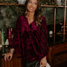 Cheers To This Velvet Top Image - 1