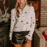Coquette Charm Smocked Button Up Image - 1