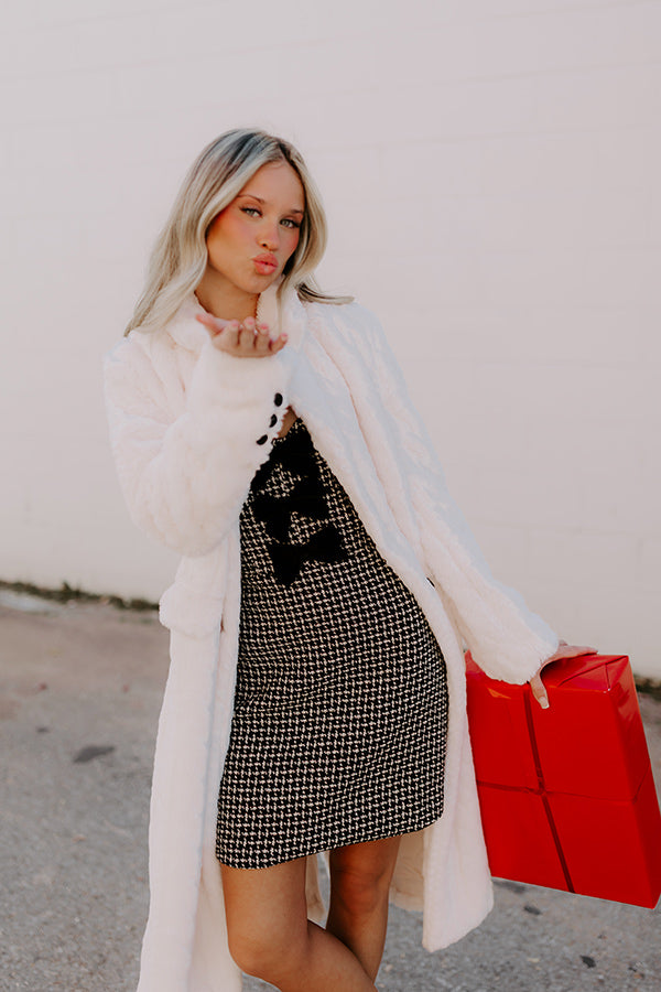 Flirty Moments Tweed Mini Dress Image - 1