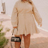 Blissful Smile Eyelet Mini Dress Curves Image - 1