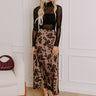 The Lilly High Waist Floral Maxi Skirt Image - 1