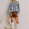 Boho Feels Floral Knit Sweater Image - 1